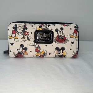 Loungefly Mickey Mouse Cream and Red Wallet